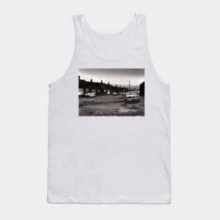 Abandoned three-wheeler Reliant car on a street, Burslem, Stoke on Trent, UK - 1996 Tank Top